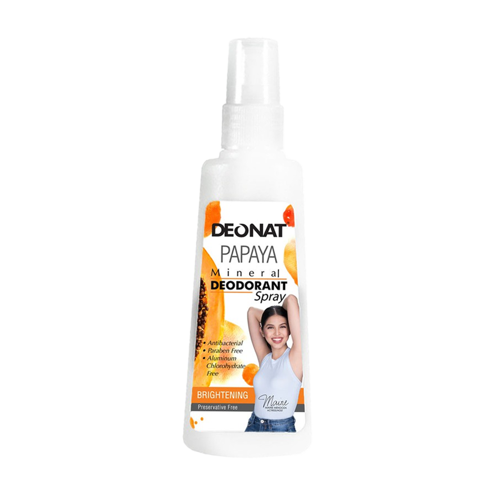 Deonat Papaya Mineral Deodorant Spray 100ml | Filipino Underarm Spray NZ AU