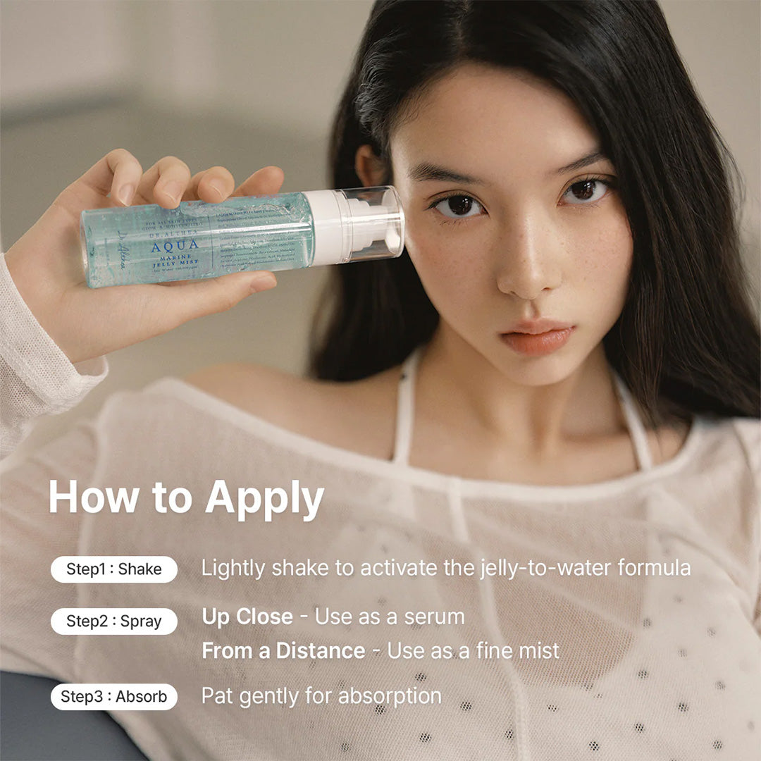 how to apply Dr. Althea Aqua Marine Jelly Mist 100ml