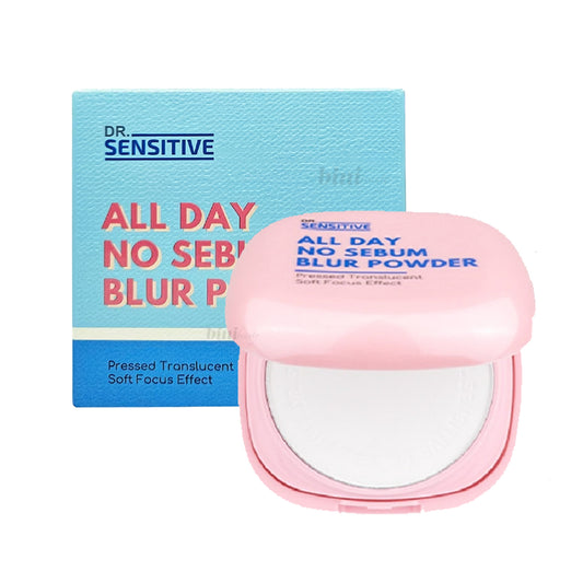 Dr. Sensitive All Day No Sebum Blur Powder - Pressed - translucent shade