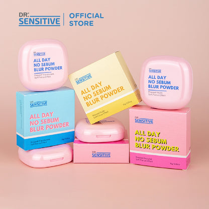 Dr. Sensitive All Day No Sebum Blur Powder - Pressed - all shades