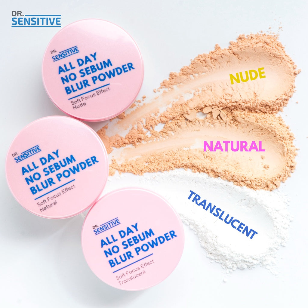 Dr. Sensitive All Day No Sebum Blur Powder - shades