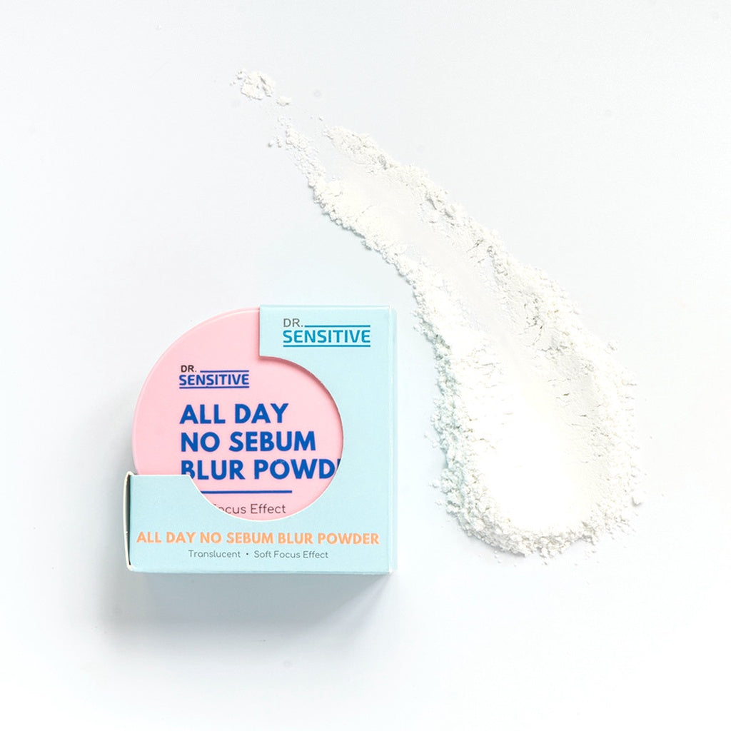 Dr. Sensitive All Day No Sebum Blur Powder - translucent shade