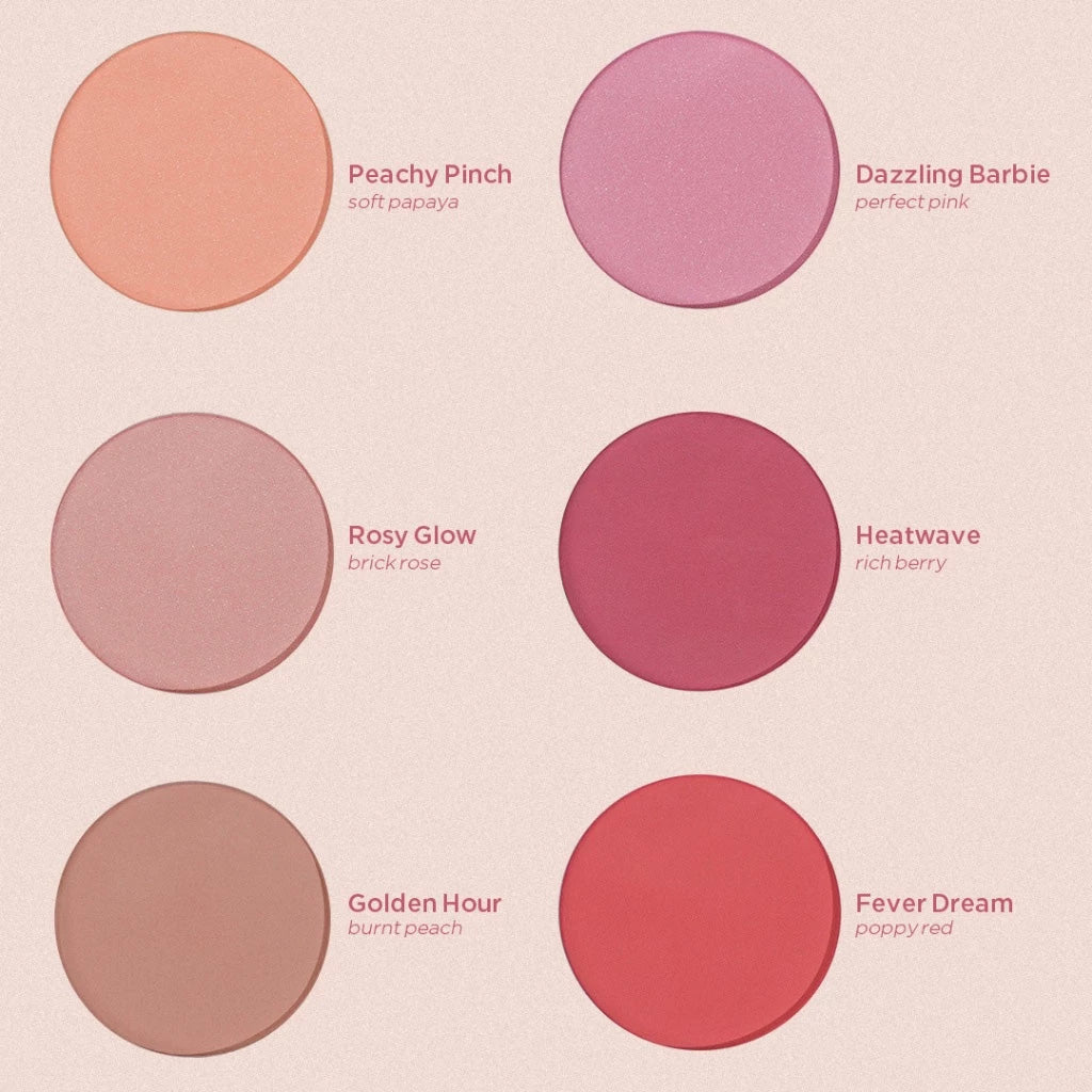 Ever Bilena Powder Blush six shades