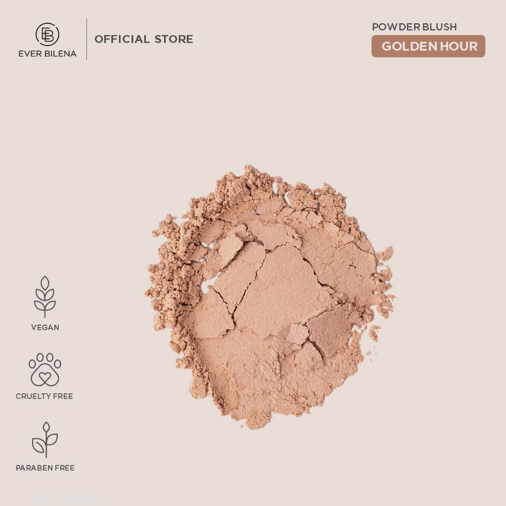 Ever Bilena Powder Blush in Golden Hour shade