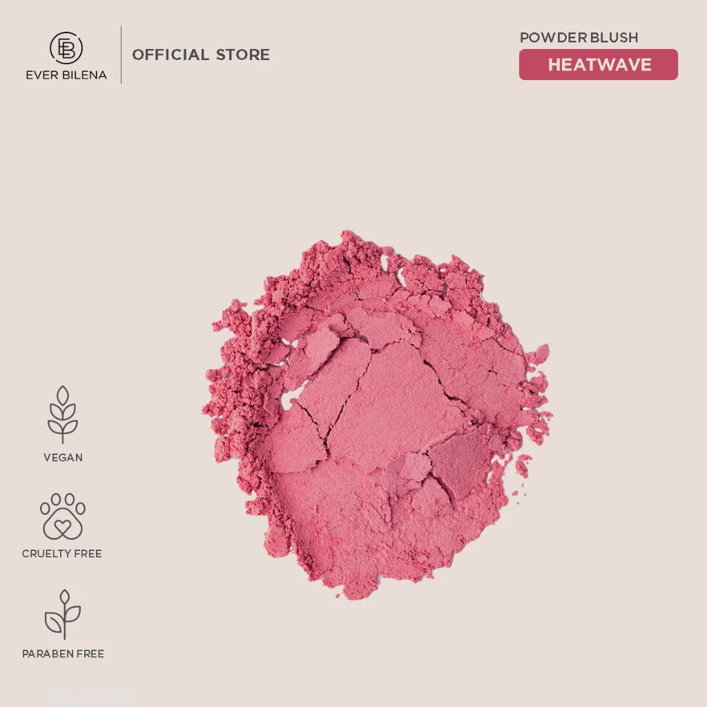 Ever Bilena Powder Blush in Heatwave shade