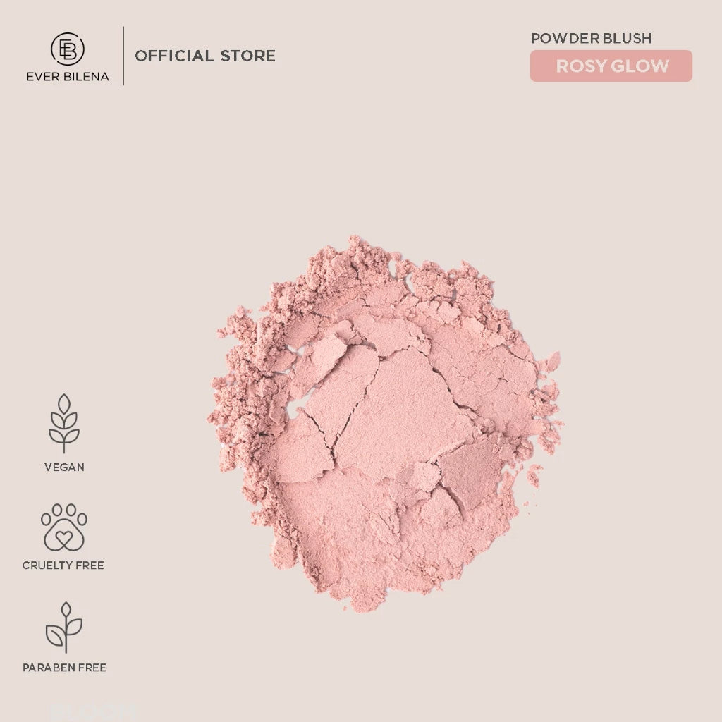 Ever Bilena Powder Blush in Rosy Glow shade