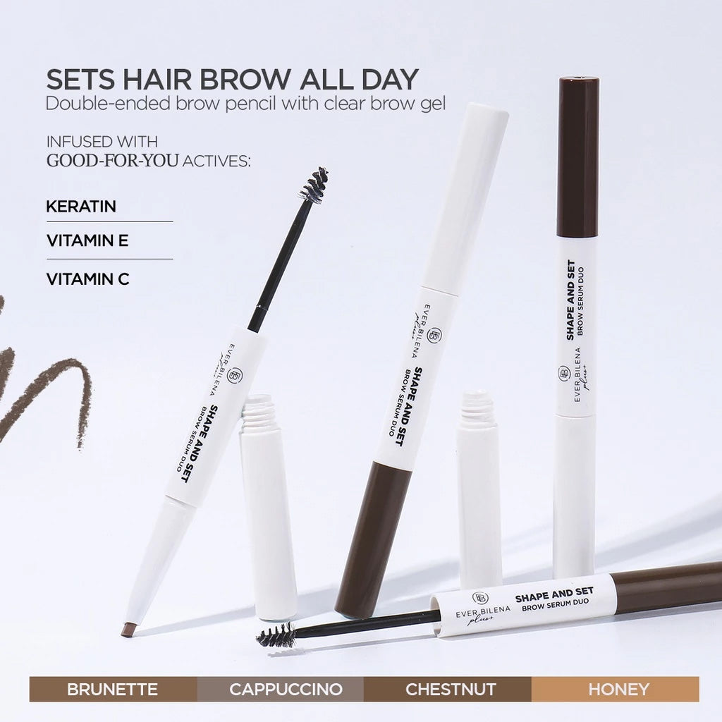 Ever Bilena Shape & Set Brow Serum Duo