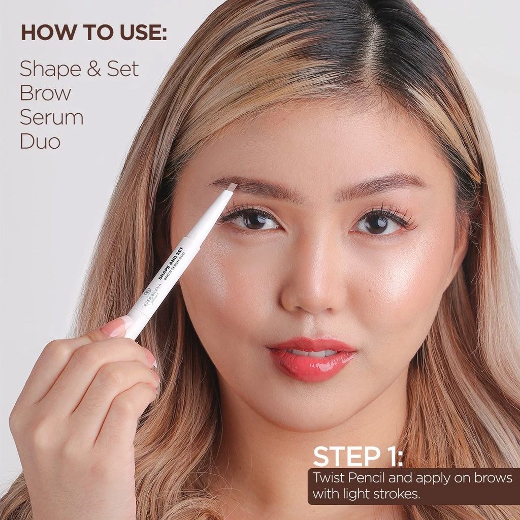 Ever Bilena Shape & Set Brow Serum Duo