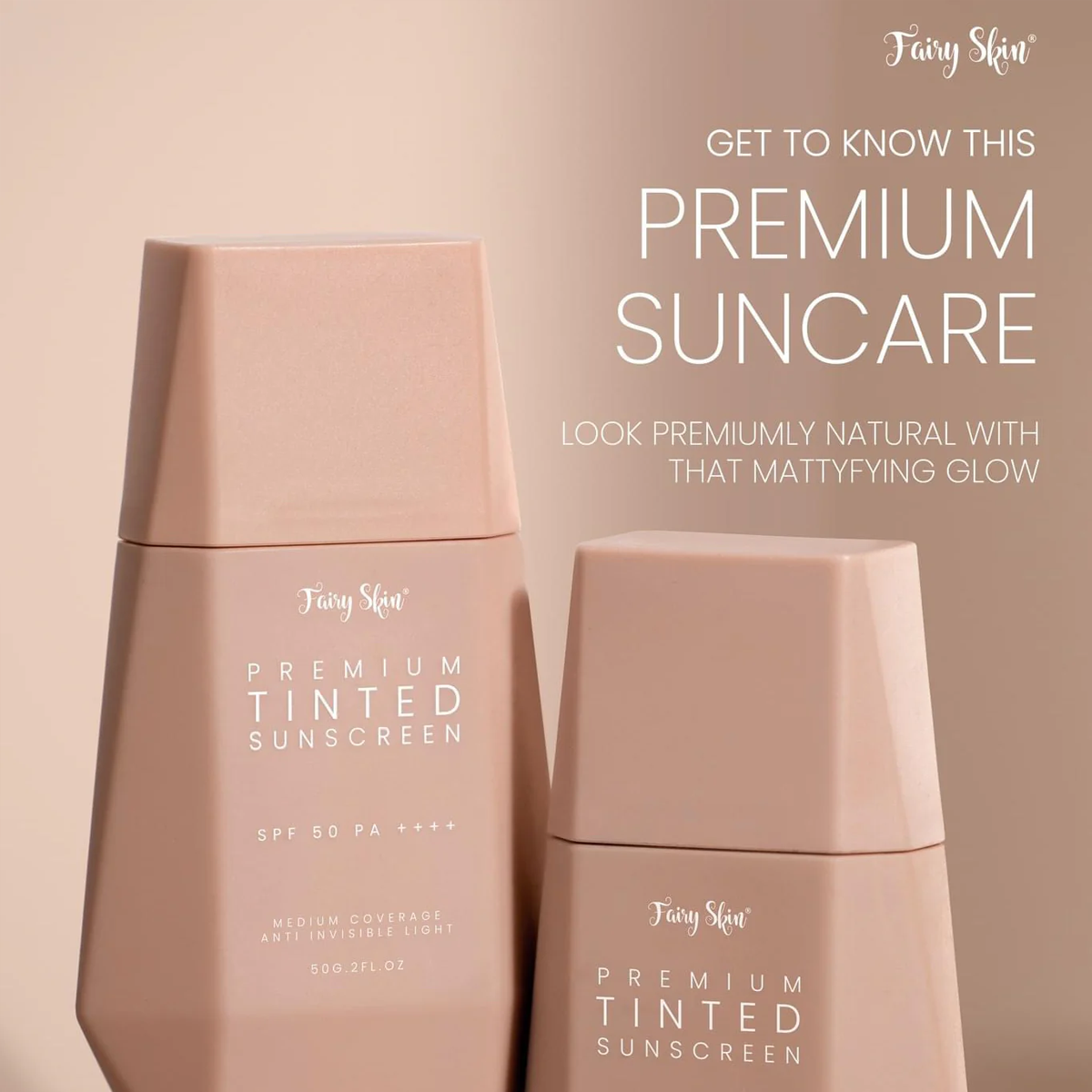 Fairy Skin Premium Tinted Sunscreen - information