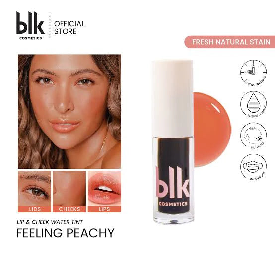 BLK Cosmetics Fresh Lip and Cheek Water Tint | Filipino Skincare NZ AU - feeling peachy