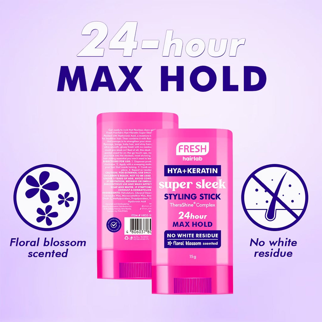 FRESH Hairlab Hya+Keratin Super Sleek Styling Stick 15g