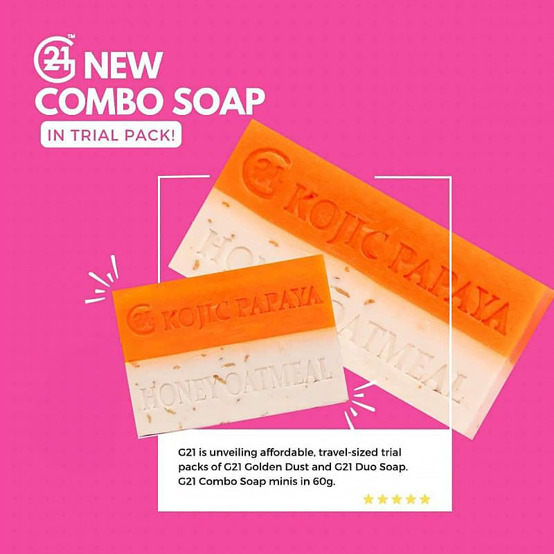 G21 Kojic Papaya Honey Oatmeal Duo Soap - Mini | Filipino Skincare NZ