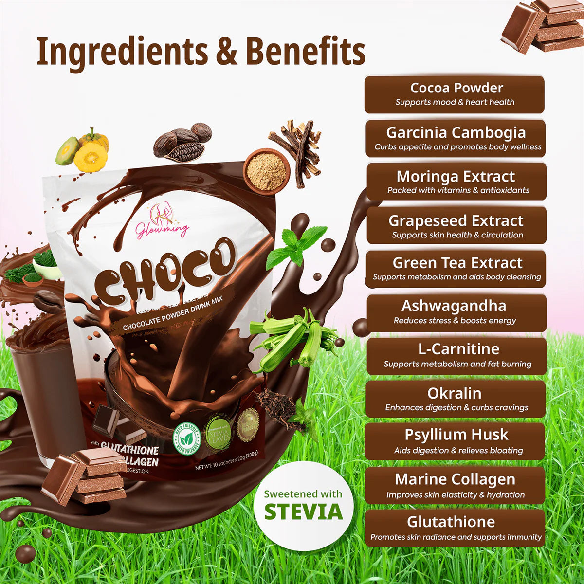 Glowming Shape by CC Choco key ingredients