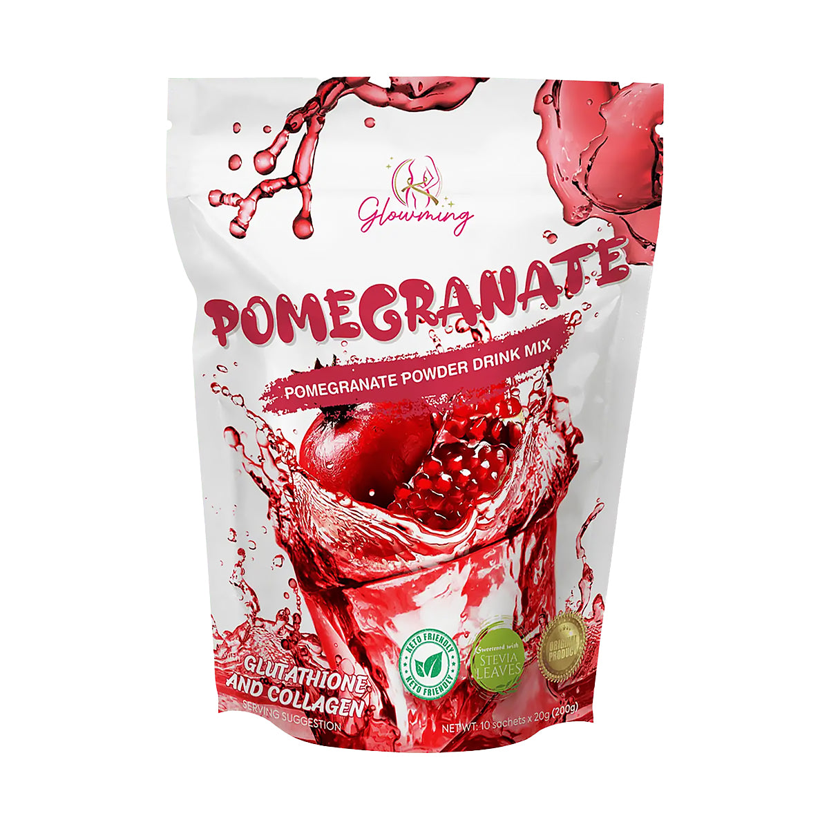 Glowming Shape by CC Pomegranate Powder Drink Mix
