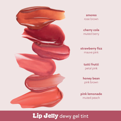 Happy Skin Lip Jelly Dewy Gel Tint - shades