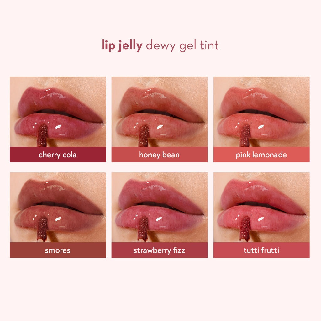 Happy Skin Lip Jelly Dewy Gel Tint - all six shades