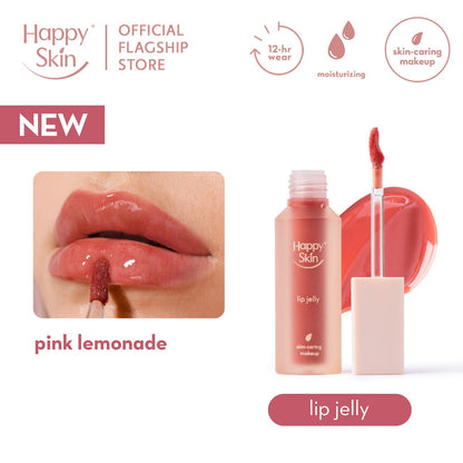 Happy Skin Lip Jelly Dewy Gel Tint - pink lemonade shade