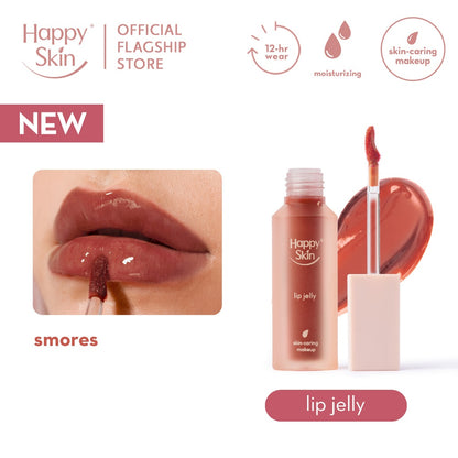 Happy Skin Lip Jelly Dewy Gel Tint - smores shade