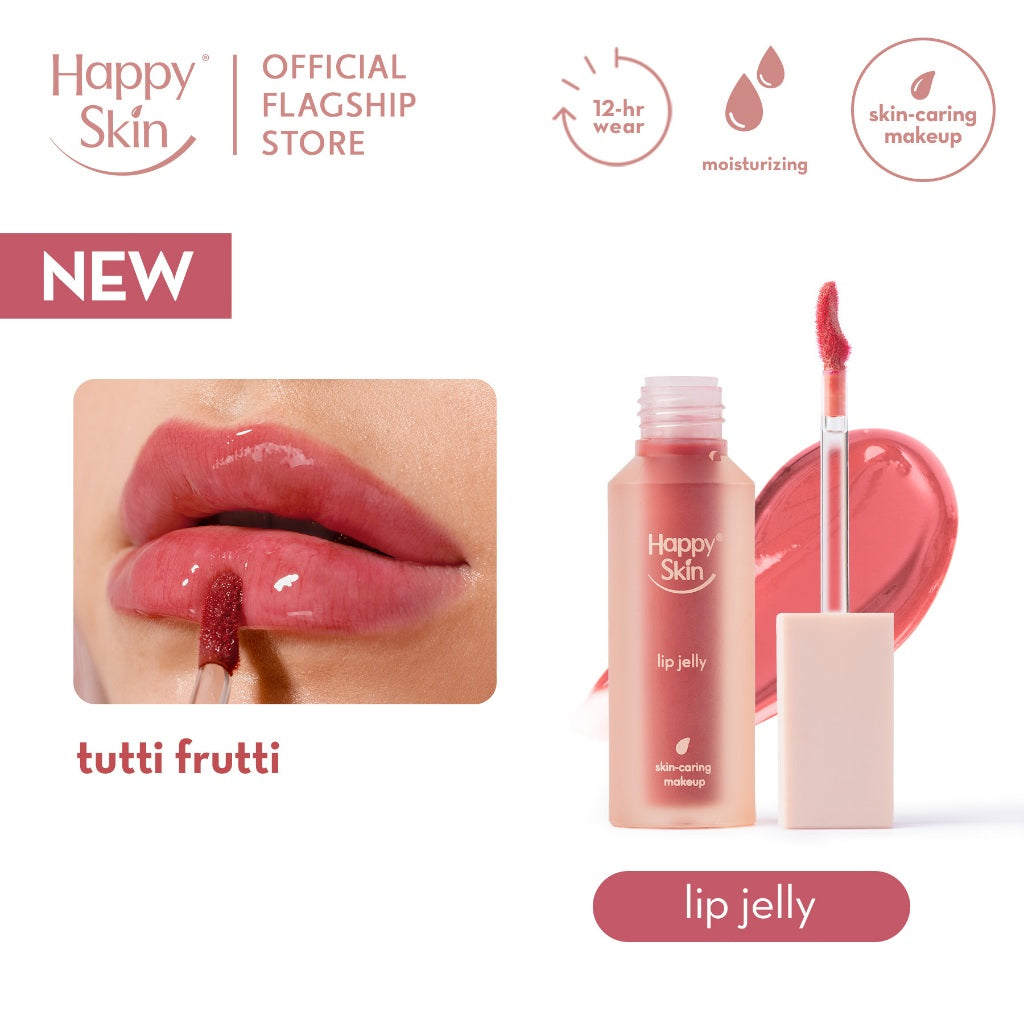 Happy Skin Lip Jelly Dewy Gel Tint - tutti frutti shade