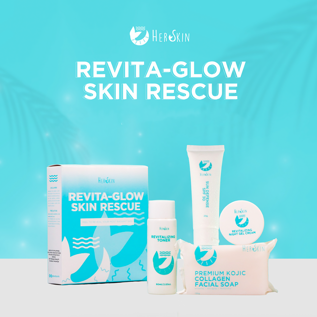 HerSkin Revita Glow Skin Rescue Kit