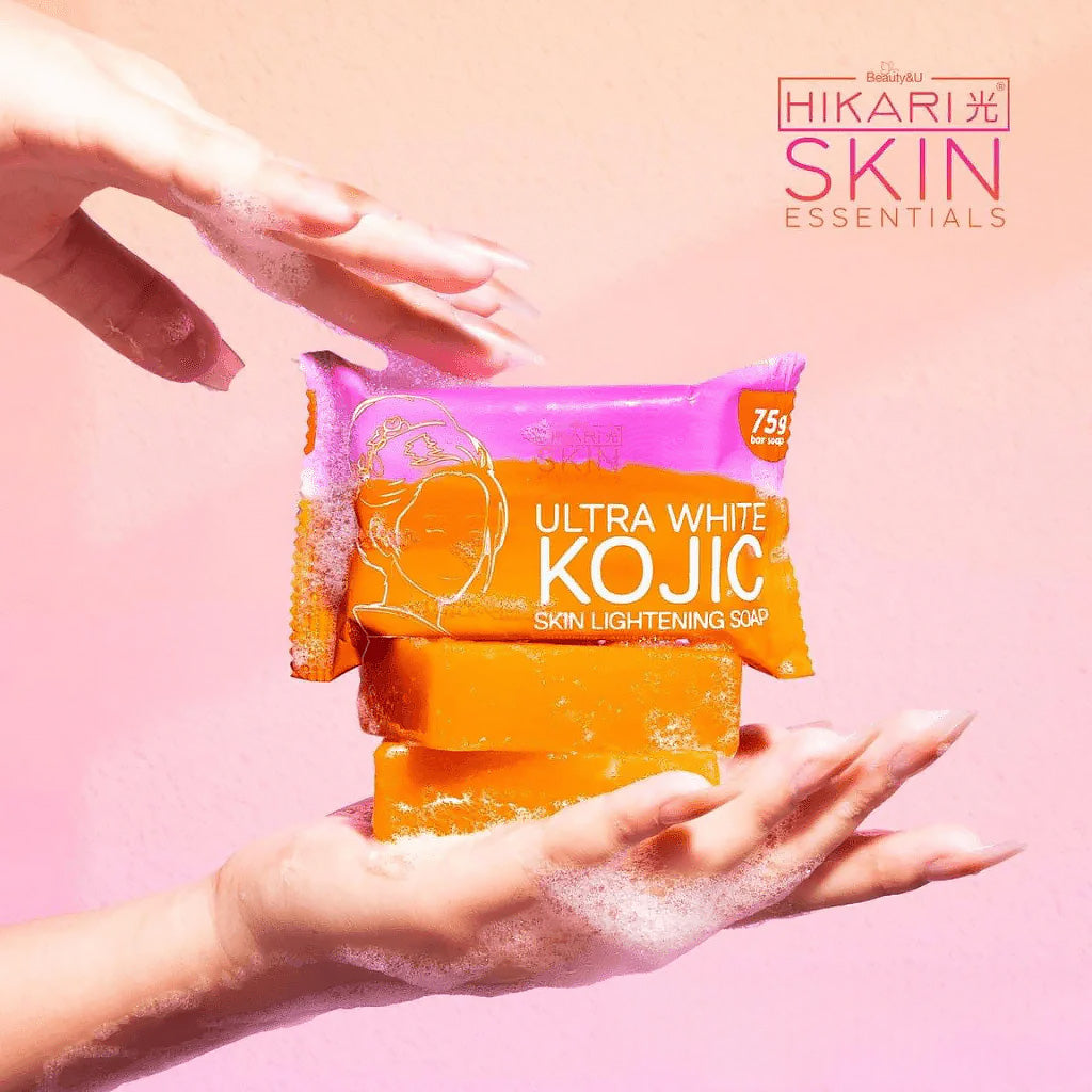 Beauty&U Hikari Ultra White Kojic Skin Lightening Soap 75g