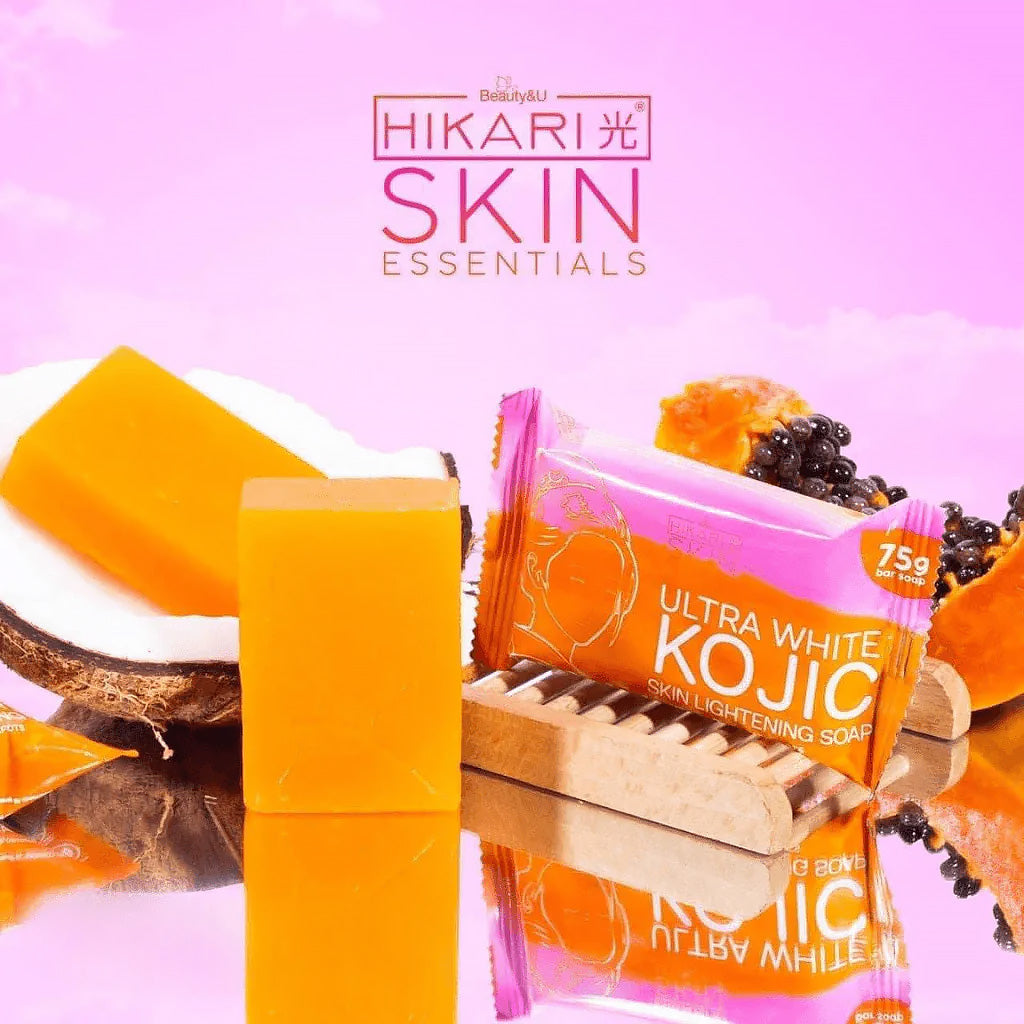 Beauty&U Hikari Ultra White Kojic Skin Lightening Soap 75g