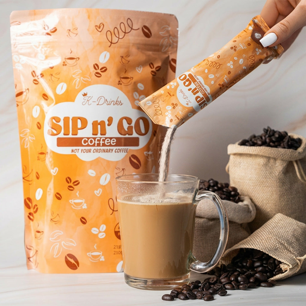 K-Drinks SIP n’ GO Coffee 10 Sachets x 21g
