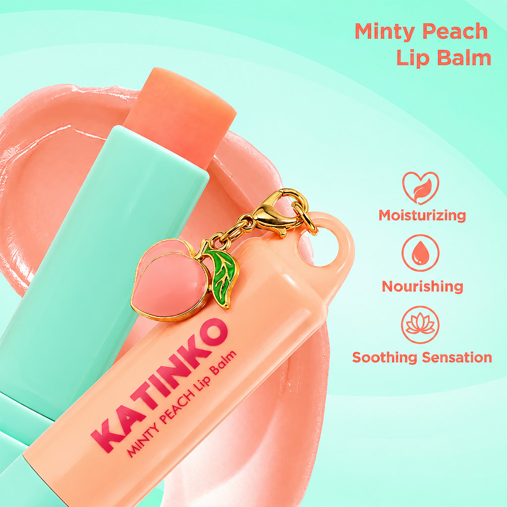 Benefits of Katinko Minty Peach Lip Balm 3g