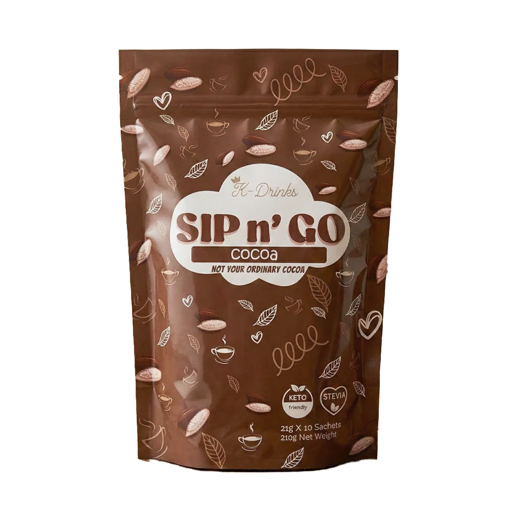 K-Drinks SIP n’ GO Cocoa 10 Sachets x 21g
