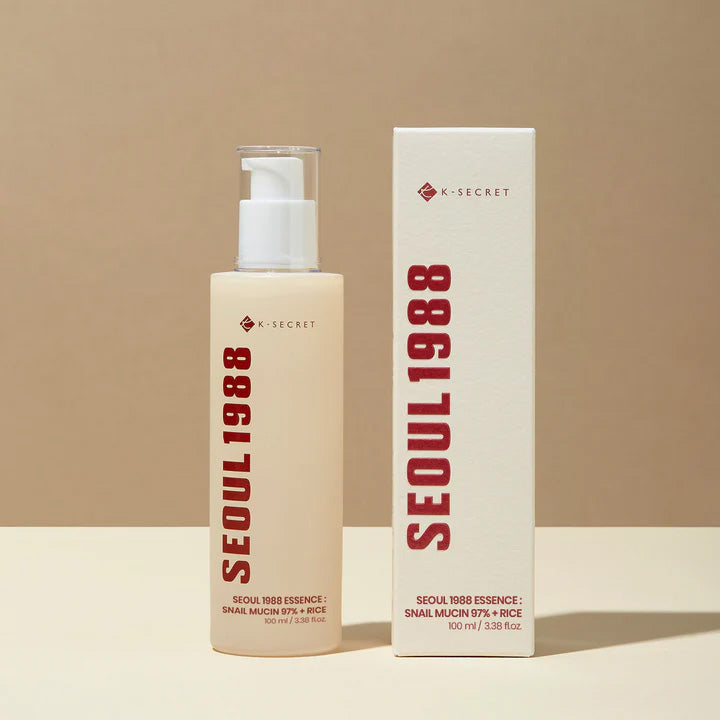 K-SECRET SEOUL 1988 Essence : Snail Mucin 97% + Rice 100ml