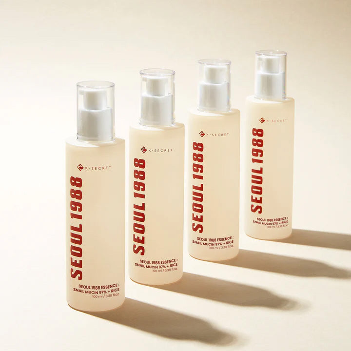 K-SECRET SEOUL 1988 Essence : Snail Mucin 97% + Rice 100ml