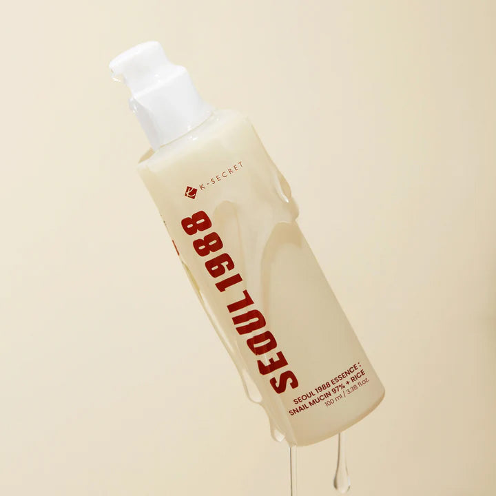 K-SECRET SEOUL 1988 Essence : Snail Mucin 97% + Rice 100ml