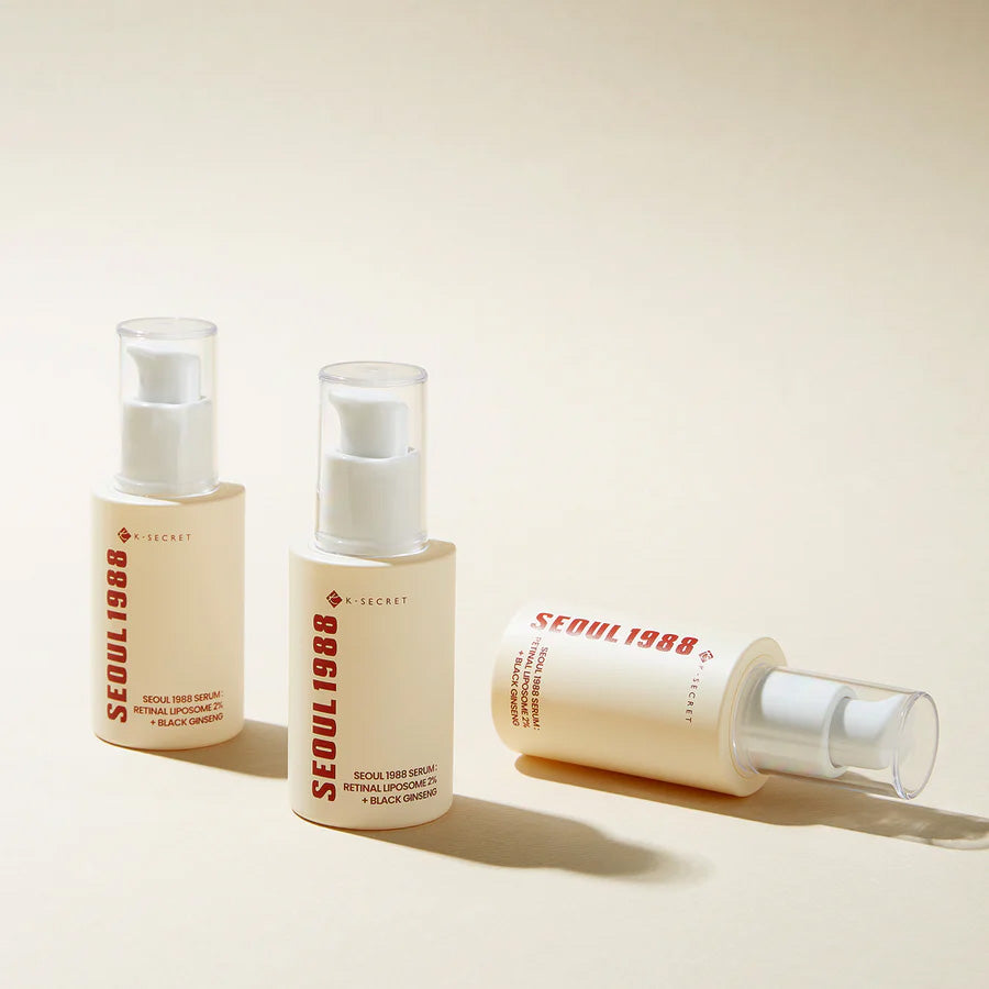 K-Secret Seoul 1988 Serum : Retinal Liposome 2% + Black Ginseng 30ml