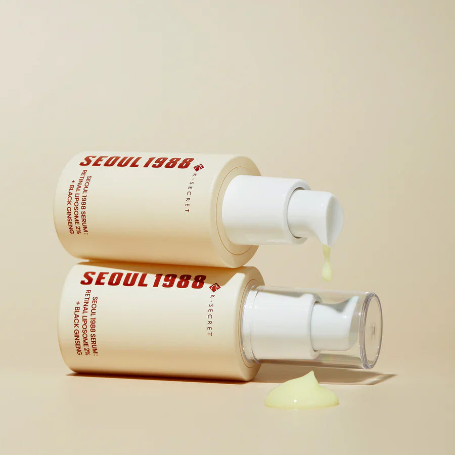 K-Secret Seoul 1988 Serum : Retinal Liposome 2% + Black Ginseng 30ml