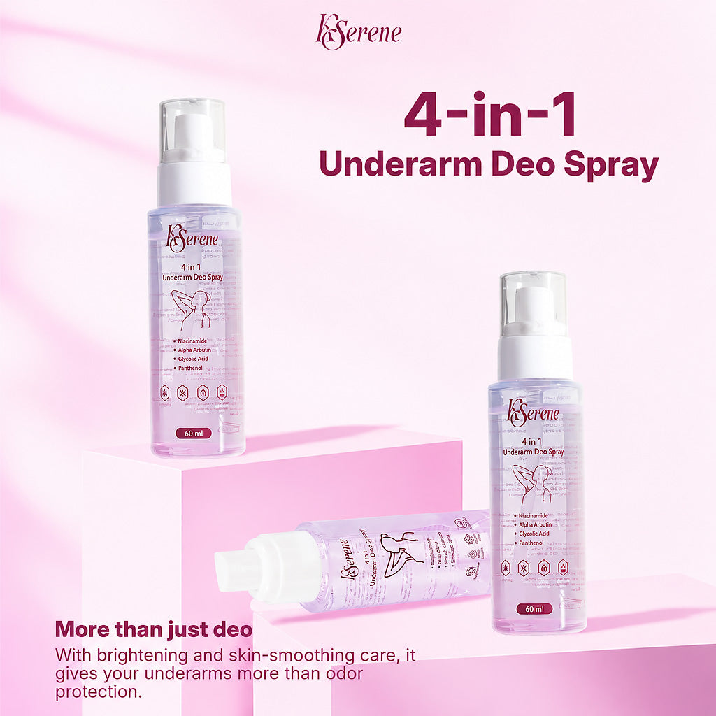 KSerene 4 in 1 Underarm Deo Spray 60ml