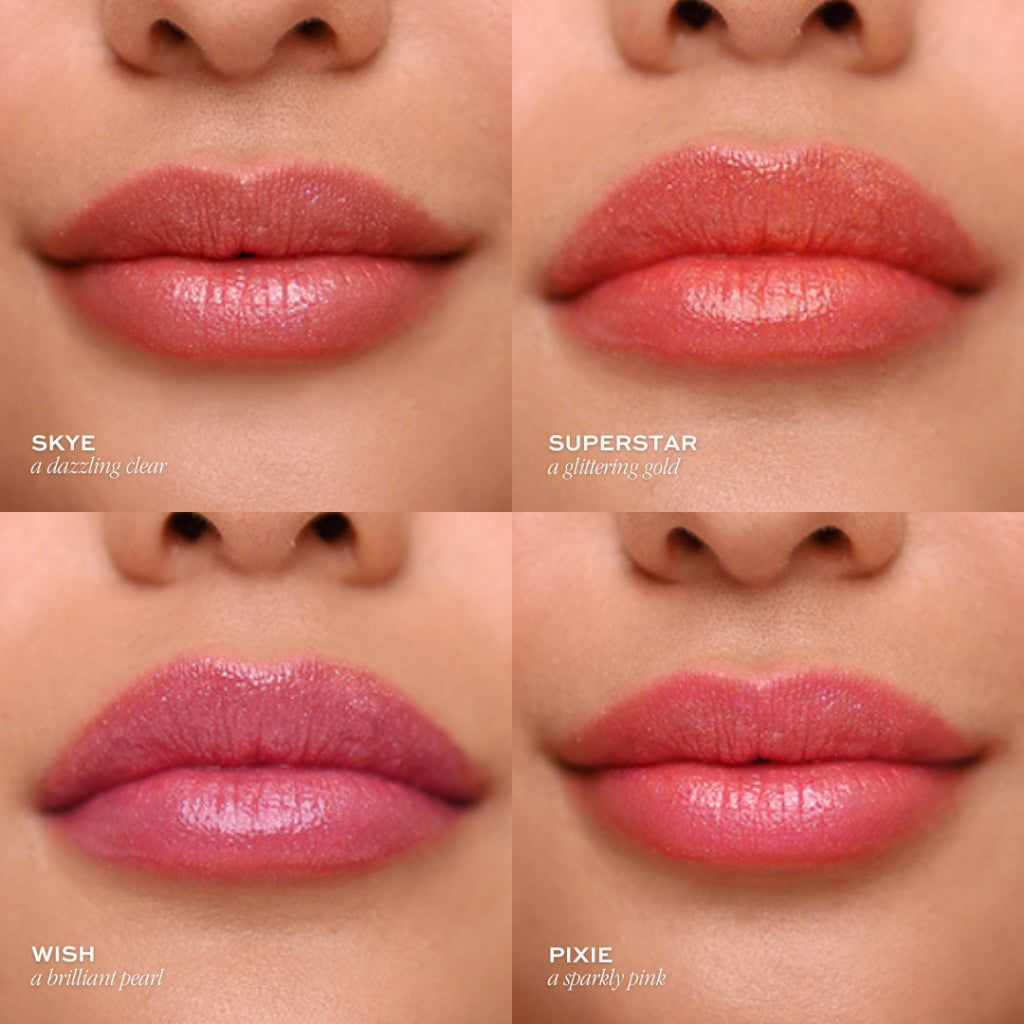 Lucky Beauty Star Balm - Hydrating Lipstick by Anndrew Blythe - shades comparison