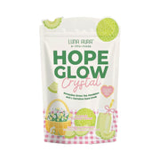 Luna Aura Hope Glow Crystal Honeydew Green Tea, Dandelion & L-Carnitine Juice Drink