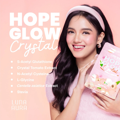 Luna Aura Hope Glow Crystal Peach Drink | Filipino Beauty Supplements NZ AU - benefits