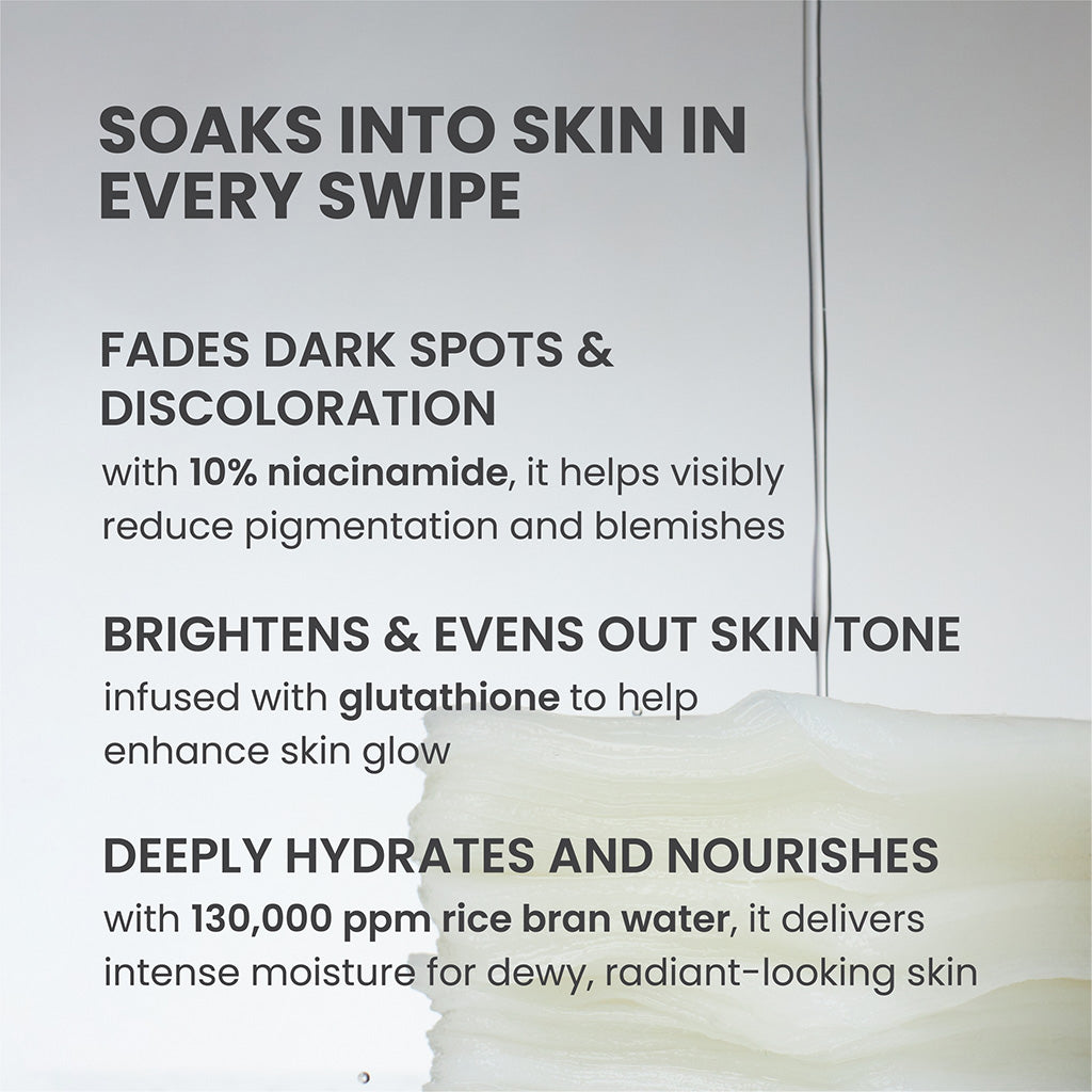 Key Benefits of Luxe Organix 24/7 Supercharged Dark Spot Fading Whitening 2in1 Serum Concentrated Pads 70s