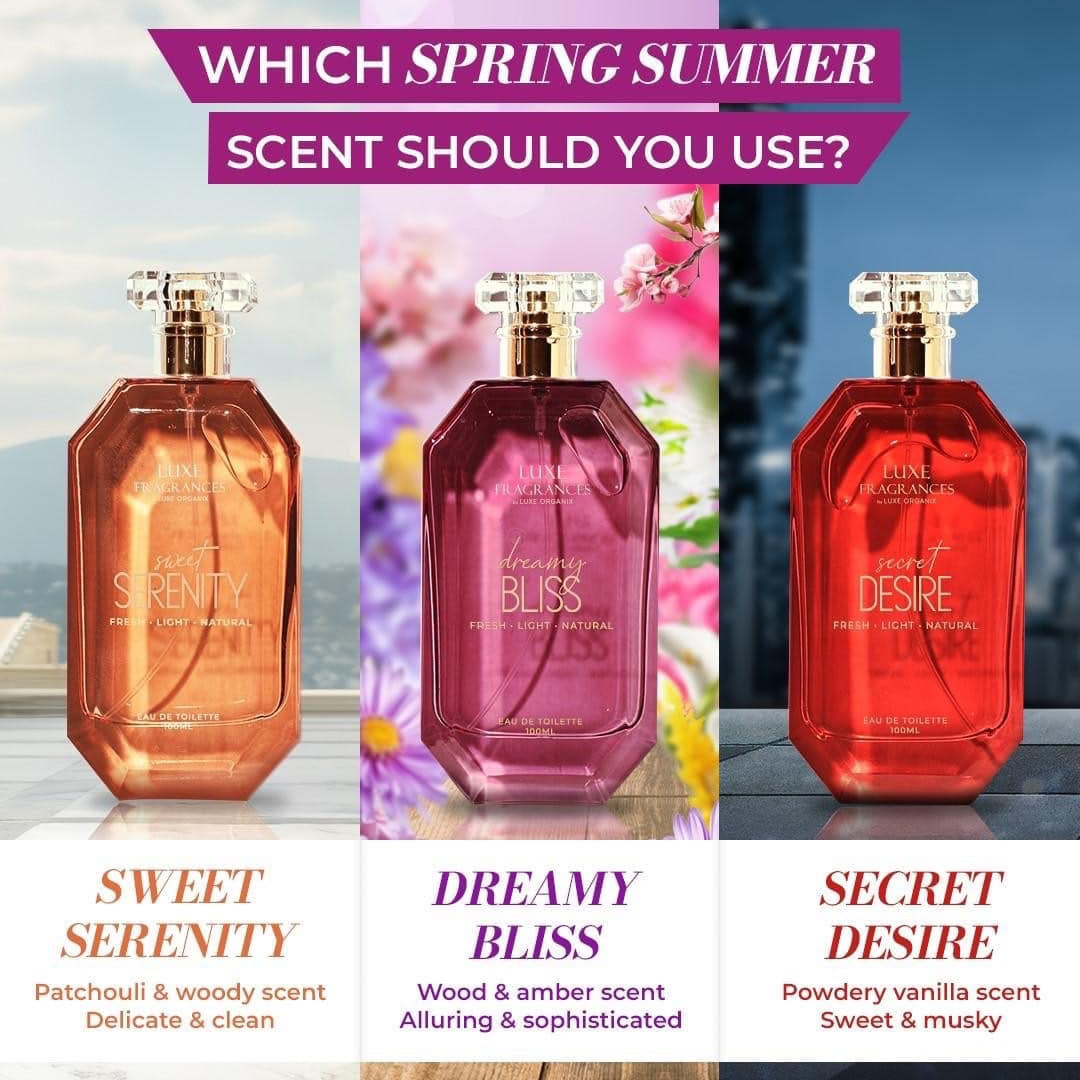 Luxe Fragrances Secret Desire Eau de Toilette 100ml | Luxe Organix NZ AU