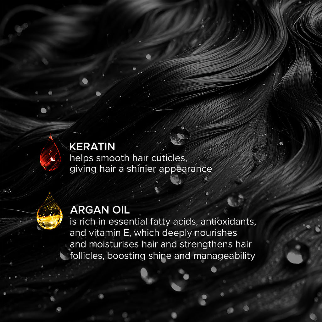 Luxe Organix Hair Color Shampoo Black 40ml