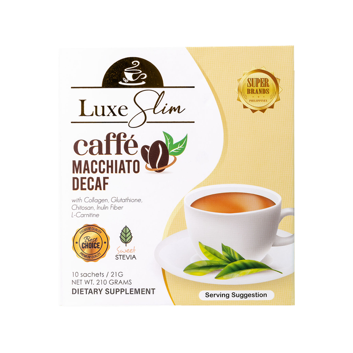 Luxe Slim Caffe Macchiato Decaf | Filipino Dietary Supplements NZ AU