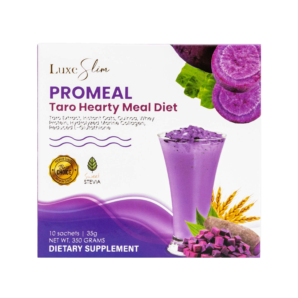 Luxe Slim Promeal Taro Hearty Meal Diet | Filipino Dietary Supplements NZ AU | Bini Beauty