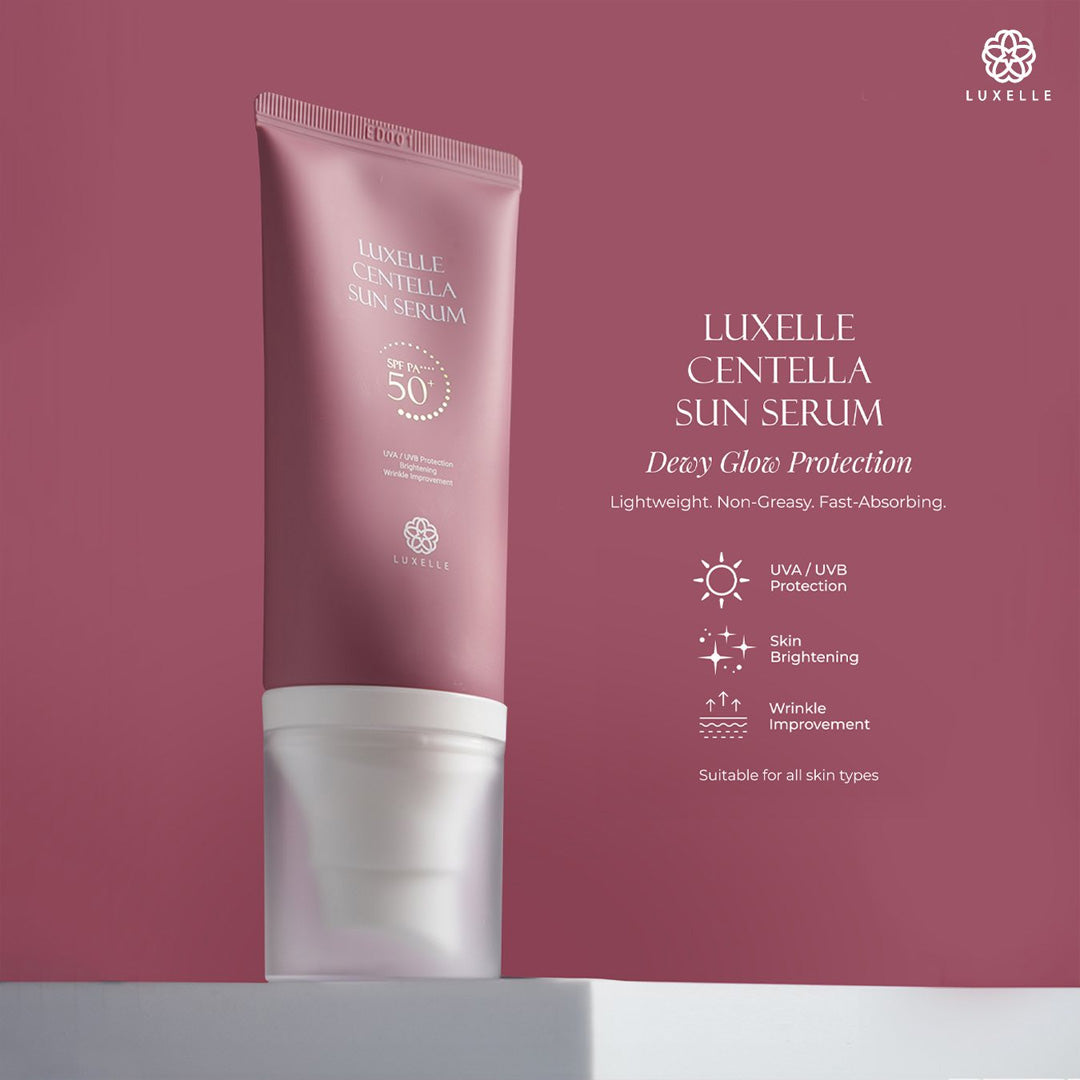 Key Features of Luxelle Centella Sun Serum SPF 50+ PA++++ 50ml