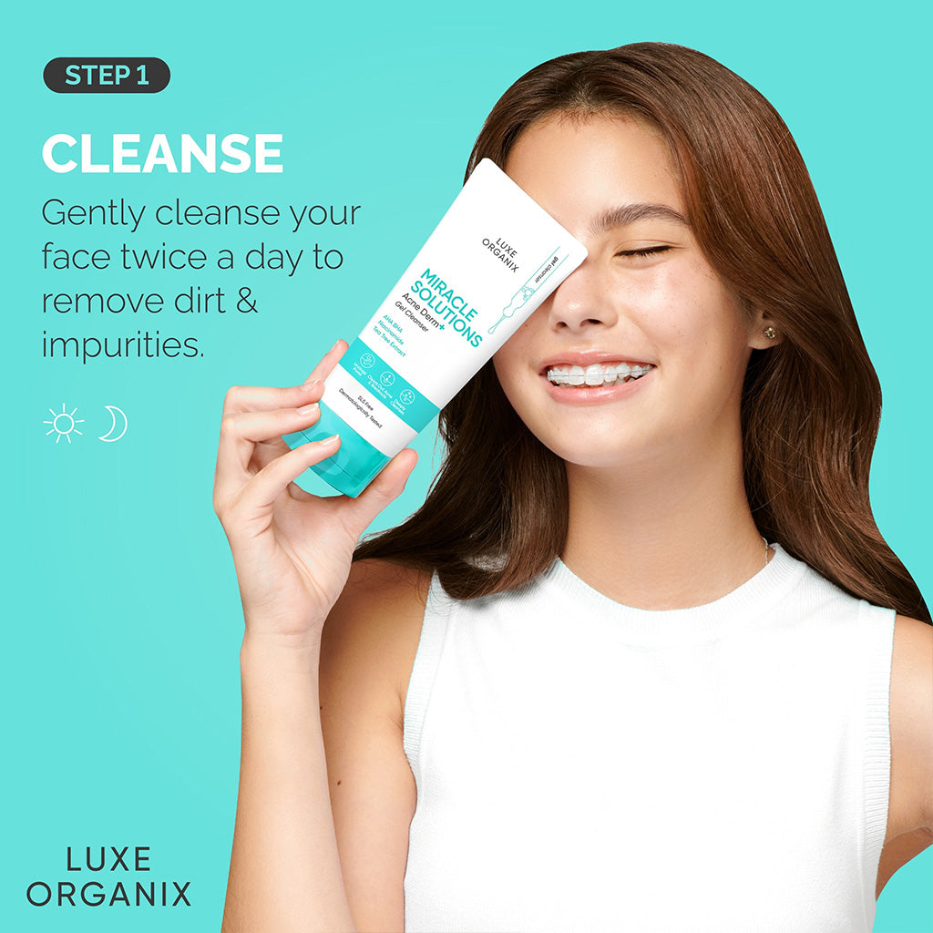 Luxe Organix Teen Blemish Care Bundle Step 1: Cleanse