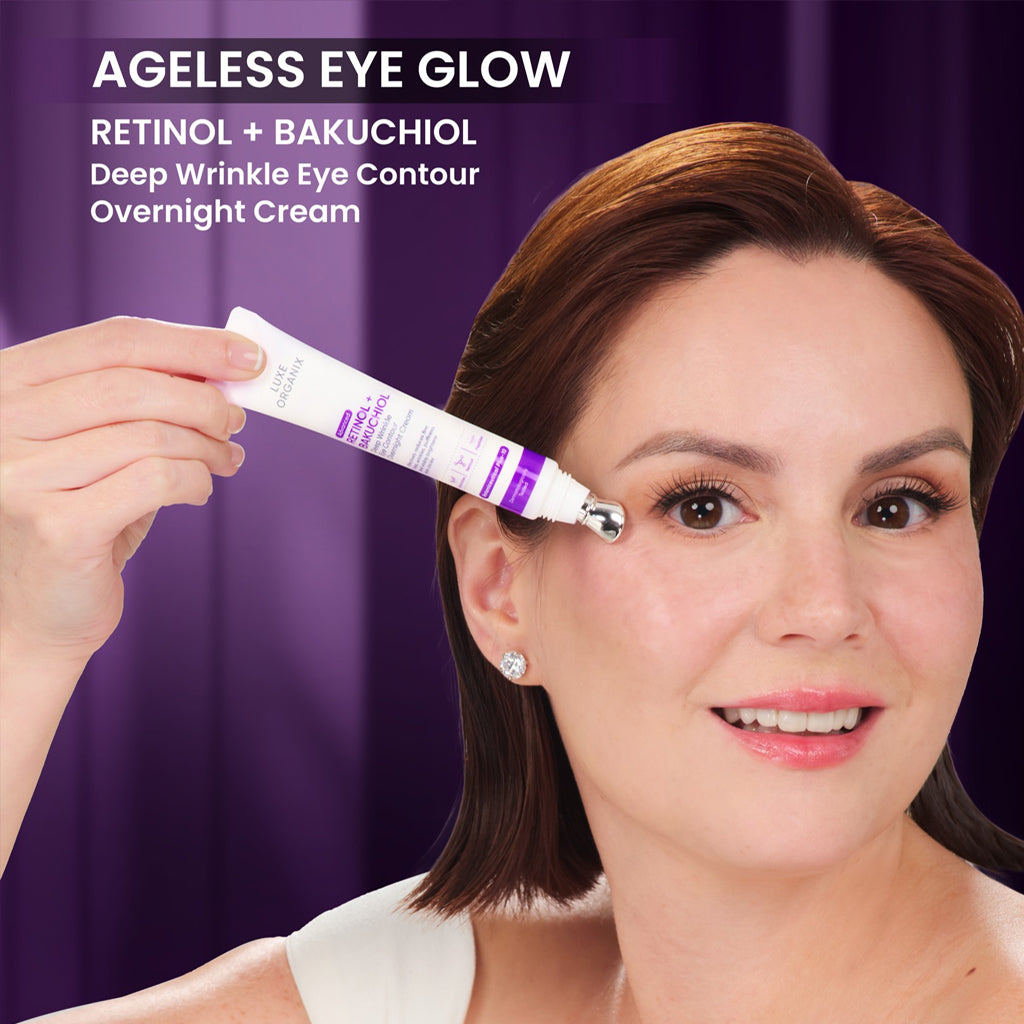 Luxe Organix Retinol + Bakuchiol Deep Wrinkle Eye Contour Cream