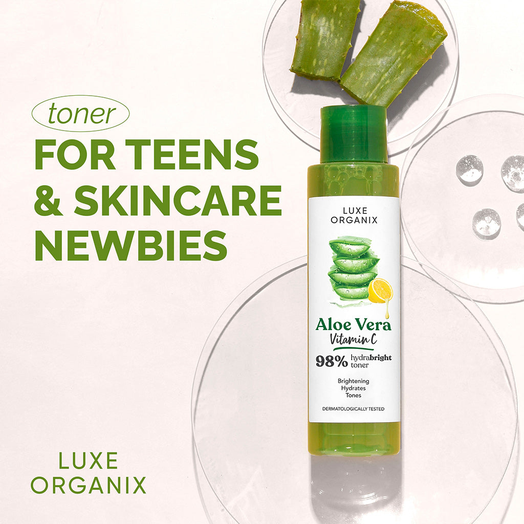 Luxe Organix 98% Aloe Vera Vitamin C Hydrabright Toner 150ml