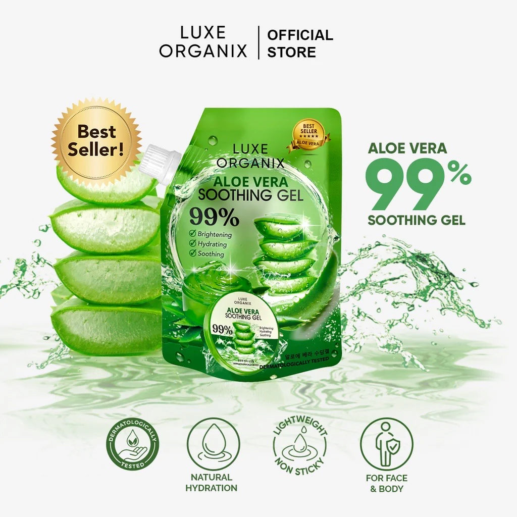 Luxe Organix Aloe Vera Soothing Gel 100ml | Filipino Skincare NZ AU