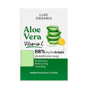Luxe Organix 98% Aloe Vera Vitamin C Hydrabright Glutathione Soap 135g