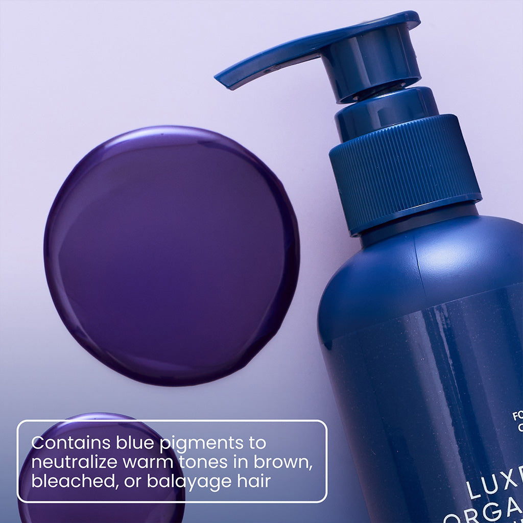 Luxe Organix Bronze Off Color Toning Blue Shampoo 270ml